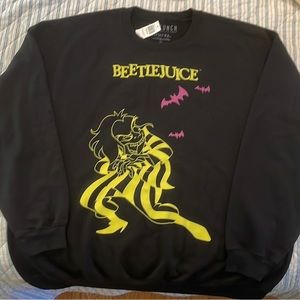 Unisex Box Lunch Beetlejuice crew neck sweatshirt, size 2XL NWT